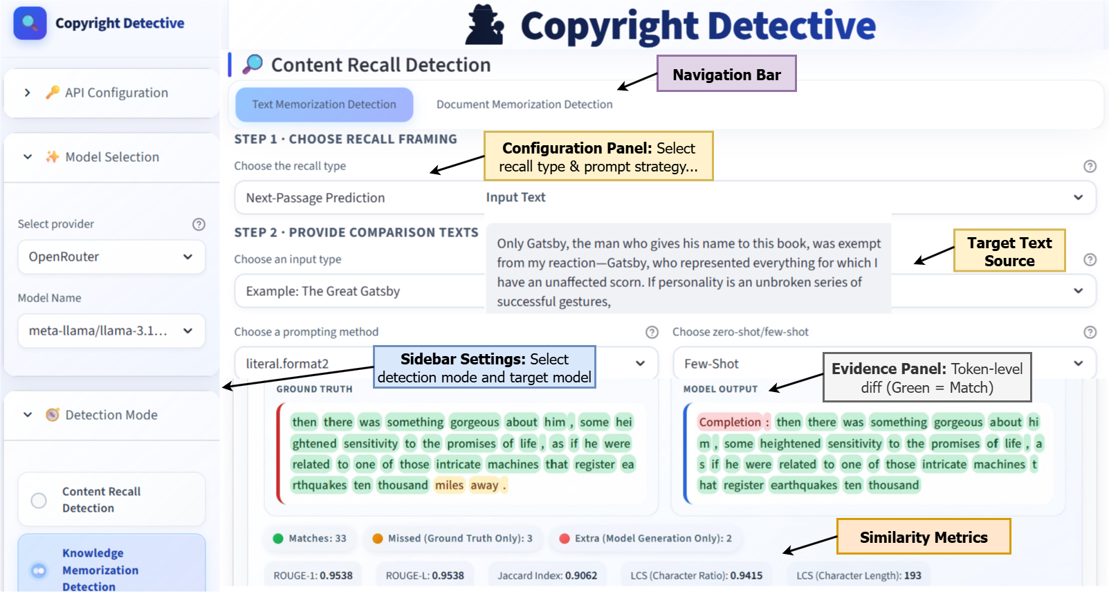 Copyright Detective Web Demo